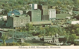 Vista de la postal de Pillsbury A-Mill Minneapolis Minnesota - Imagen 1 de 2