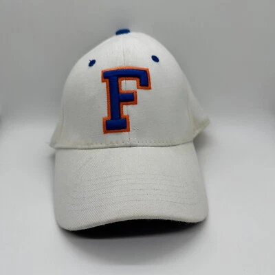 Gorra de béisbol UF Florida Gators NCAA cosida TOW One Fit blanca Foto 1 de 4