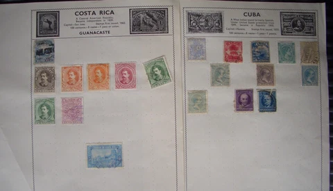 20 COSTA RICA Central America HAVANA OLD TIME Postage STAMPS. Postally Used Cover