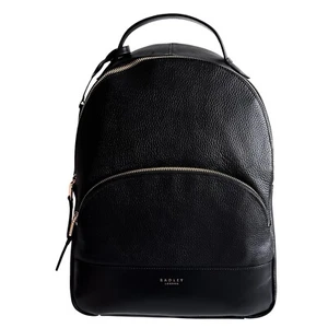 RADLEY Dallington Black Leather Large Zip Round Backpack Bag - New - RRP £259 - Picture 1 of 7