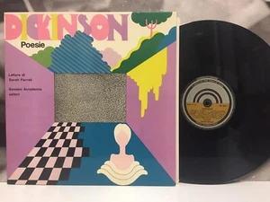 DICKINSON POESIE - LETTURE SARAH FERRATI LP EX/NM 60's STEREOLETTERARIA SPM 111 - Bild 1 von 7