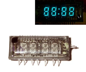 4pcs VFD Digit Display Tube IVL2-7/5 for Nixie Clock USSR NOS - Picture 1 of 4