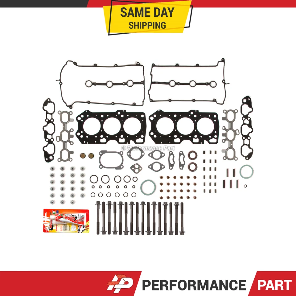 Juego de pernos de junta de culata para 93-02 Mazda 626 Millenia MX6 Ford Probe 2,5 VIN B KL Foto 1 de 4