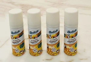 (4) Batiste Dry Shampoo Tropical Coconut-1.06 OZ -Travel Size-NEW & FRESH + ๐ - Picture 1 of 1