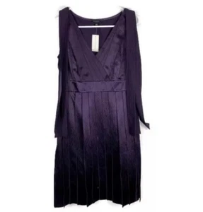 Ann Taylor Purple Dress Size 0 NWT $220 - Picture 1 of 4