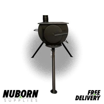 Woodburning Camping Stove - Portable, Indoor/Outdoor (With Accessories) - Image 1 of 4