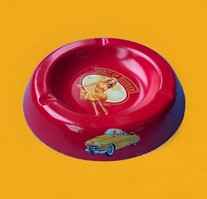 Spirit of America Ashtray - Sexy Pin Up / Vintage Coin Picker Empty Pockets - Picture 1 of 3