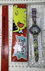 Burger King 1998 The Rugrats Movie Digital Watch Reptar Dinosaur Version NEW - Picture 1 of 8