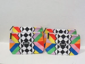 LAKWENA FOR CLINIQUE MULTI-COLORED COSMETIC BAG (LOT OF 4) - Picture 1 of 3