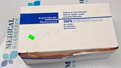 ROLLOS DE ALGODÓN ENVUELTOS RICHMOND 200404 - 2000/CAJA - FALTAN 2 ROLLOS - N.O.B Foto 1 de 4