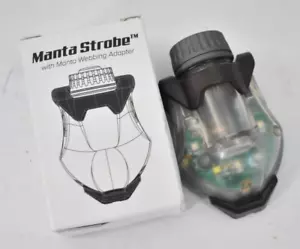 Manta Strobe w Manta Webbing Adapter MS-0015BK IR Low IR High Solid Green Black - Picture 1 of 7