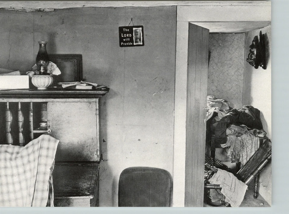 Walker Evans 1938 Vintage Americana NY Granja Interior Original Foto Grabado Foto 1 de 1