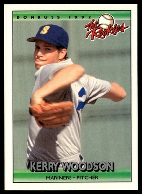 1992 Donruss The Rookies Kerry Woodson Rookie Seattle Mariners #127 - Image 1 of 2