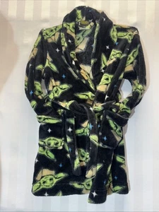 Baby Yoda Robe Bathrobe Pajamas Cover Boy Girl Star Wars Mandalorian Size 4 - Picture 1 of 5