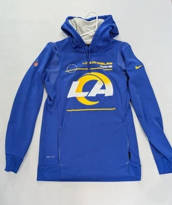 Sudadera con capucha para hombre Nike On Field Dri-Fit NFL Los Angeles Rams azul manga larga talla S - Imagen 1 de 7