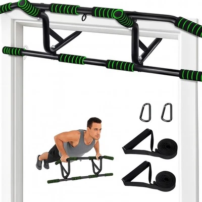 Klimmzugstange für Türrahmen 200kg Tragkraft – Ohne Schrauben gepolsterte