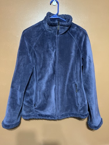 VETEMENTS Giacca donna velluto blu Green Tea media full zip foderata pelliccia sintetica manica lunga