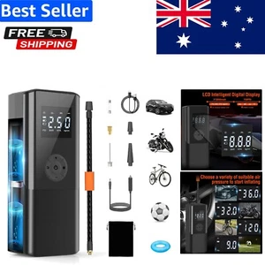 Rechargeable Mini Air Pump 6000 mAh with Digital Pressure Display & Accessories - Picture 1 of 11