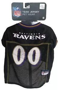 Camiseta deportiva del equipo de la NFL Pet Dog Baltimore Ravens mediana M 14-18" camiseta de fanático de fútbol americano - Imagen 1 de 7