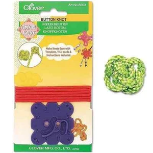 Clover Asian Knot Template, Button Knot, #8503 - Imagen 1 de 1