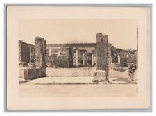 Pompeji Italien - Vesuv Ruinen - Altes Foto 1930er
