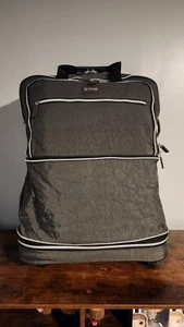 Biaggi Zipsack Boost Max Grey Expandable Carry On Rolling Suitcase 631522-GY - Picture 1 of 20