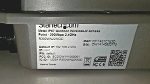 StarTech.com R300WN22MOD Wireless POE Access Point - 300 Mbit Wi-Fi 2.4GHz IP67 - Picture 1 of 6