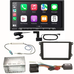 Sony XAV-AX4050 CarPlay Android Auto Einbauset für Beetle Jetta Sharan Tiguan T5 - Bild 1 von 1