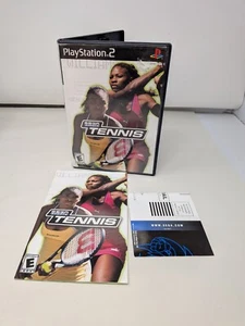 Sega Sports Tennis (Sony PlayStation 2, 2002) CIB! W/ Manual! Works! 🔥 - Picture 1 of 2