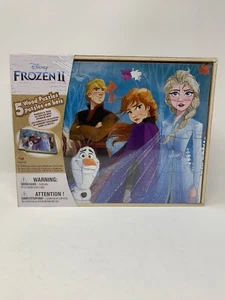 Disney Frozen 2 Holzpuzzle Box Set 5 Fabrikversiegelt Geschenk - Bild 1 von 2