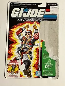 GI G I JOE 1987 CRAZYLEGS TARJETA COMPLETA ARCHIVO COMPLETO SOLDADO DE ASALTO 87 - Imagen 1 de 3