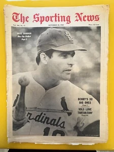 The Sporting News September 28, 1968 - Mike Shannon - St. Louis Cardinals - Picture 1 of 5