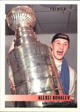 1994-95 OPC Premier Rangers Hockey Card #185 Alexei Kovalev