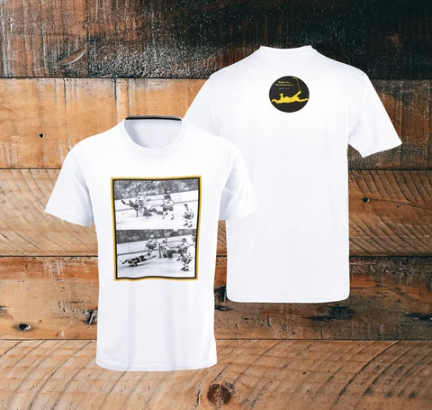 NHL Stanley Cup Boston Bruins Bobby Orr THE GOAL Print T - Shirt S - 3XL NEW Cover