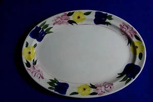 Large BLUE RIDGE POTTERY CHINA PLATTER 1.5" x 11" - Picture 1 of 4