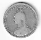 Victoria Silver Jubilee Head 1s One Shilling 1889 GB British Victorian Coin