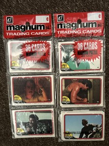 1983 Donruss Magnum PI Rack Packs X 2 Vintage Rare  Tom selleck Factory Sealed