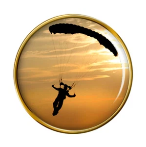 Parachuting Pin Badge - Picture 1 of 2