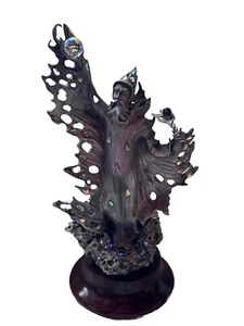 Estatua de peltre James Lane Casey FIRE WIZARD excelente - Imagen 1 de 14
