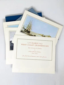 Early West Coast Lighthouses Book Club of California 1964 Major Hartman Bache - Imagen 1 de 4