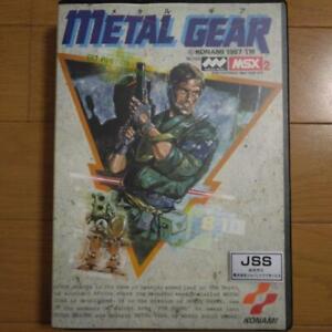 MSX2 METALL GEAR KONAMI verpackt getestet KOSTENLOSER VERSAND aus Japan #3325