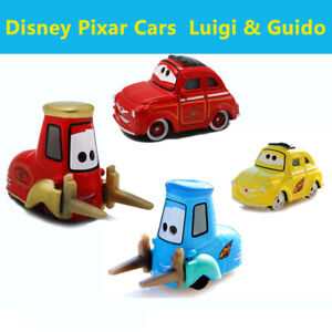 4 Pack Disney Pixar Cars Luigi & Guido Diecast Model Car Toy Car Kids Gift
