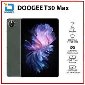 (Wi-Fi+4G) NEW DOOGEE T30 Max LTE 8GB+512GB GREEN Dual SIM Android PC Tablet AU - Picture 1 of 3