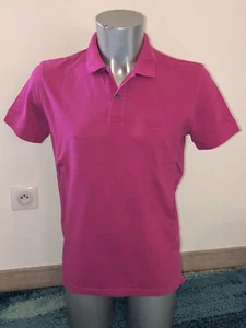 Pretty Polo Pink Cotton Pima HUGO BOSS Size M Mint - Picture 1 of 2