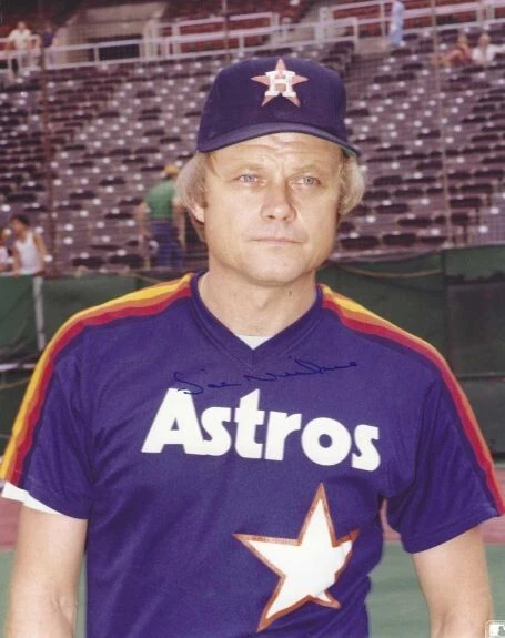 Foto autografiada firmada 8x10 de Joe Nekro de los Astros de Houston - Certificado de autenticidad Foto 1 de 1