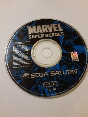 Disco de juego auténtico Marvel Super Heroes CAPCOM (Sega Saturn, 1997) solo probado Foto 1 de 4