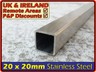 Mild Steel Square Metal box section tube pipe | eBay