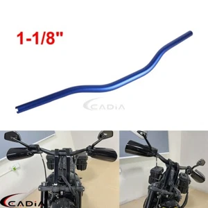 Manillar de barra de arrastre estilo club de 1-1/8" para Harley Dyna Softail Sportster Road King - Imagen 1 de 11