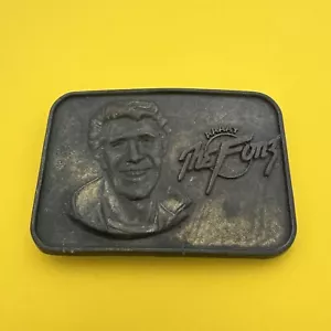 Fonz Fonzie Happy Days Henry Winkler Tv Show Memorabilia 70s Vintage Belt Buckle - Picture 1 of 9