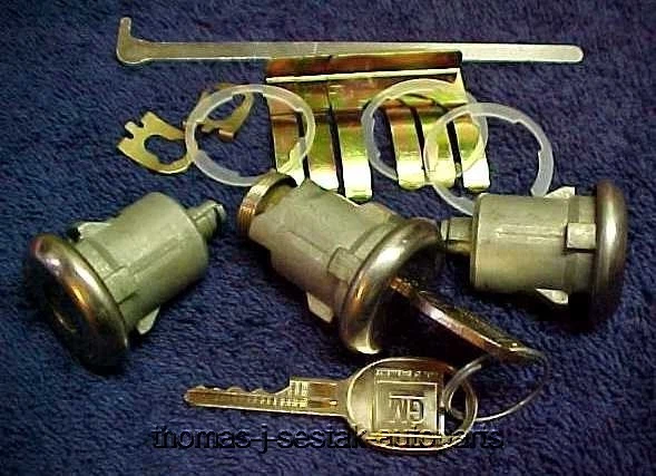 Cerraduras de puerta y maletero nuevas con llaves GM Chevrolet GM Monte Carlo 79-89 Foto 1 de 1